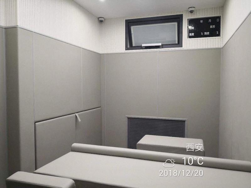 槽木吸音板平面手绘图