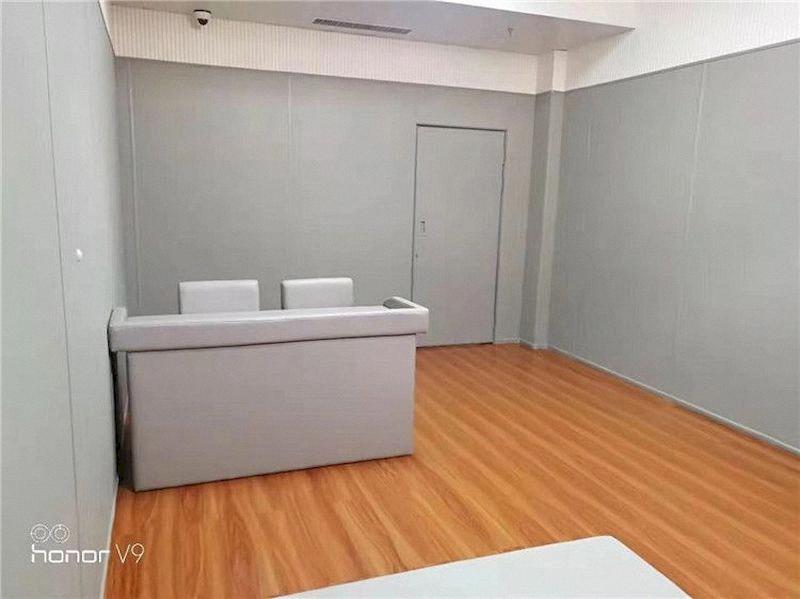 防撞门框软包制作过程图